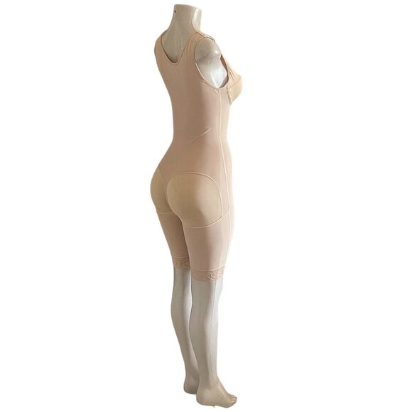 Advanced Support Sculpted Nude Bodysuit - Targeted Compression • Built-In Bra - Picture 6 of 9